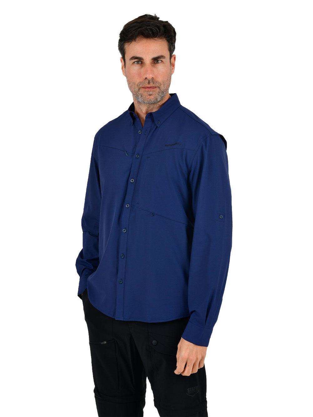 Outlander Uzun Kollu Gömlek - Lacivert - Stafu Pro Series