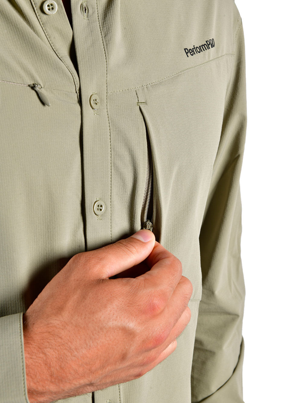 Outlander Uzun Kollu Gömlek - Haki