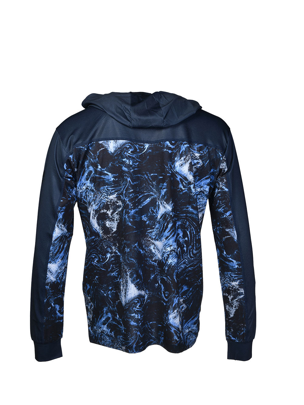 Outrigger Kapüşonlu UV Korumalı Performans T-Shirt - Dark Storm