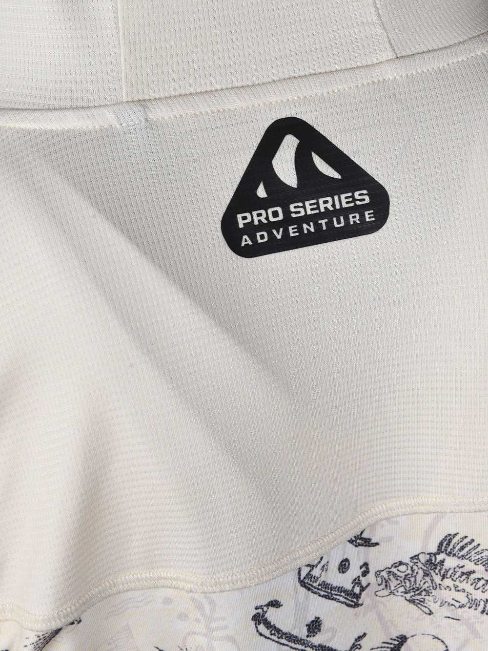 Outrigger Kapüşonlu UV Korumalı Performans T-Shirt - Paleo Sarı