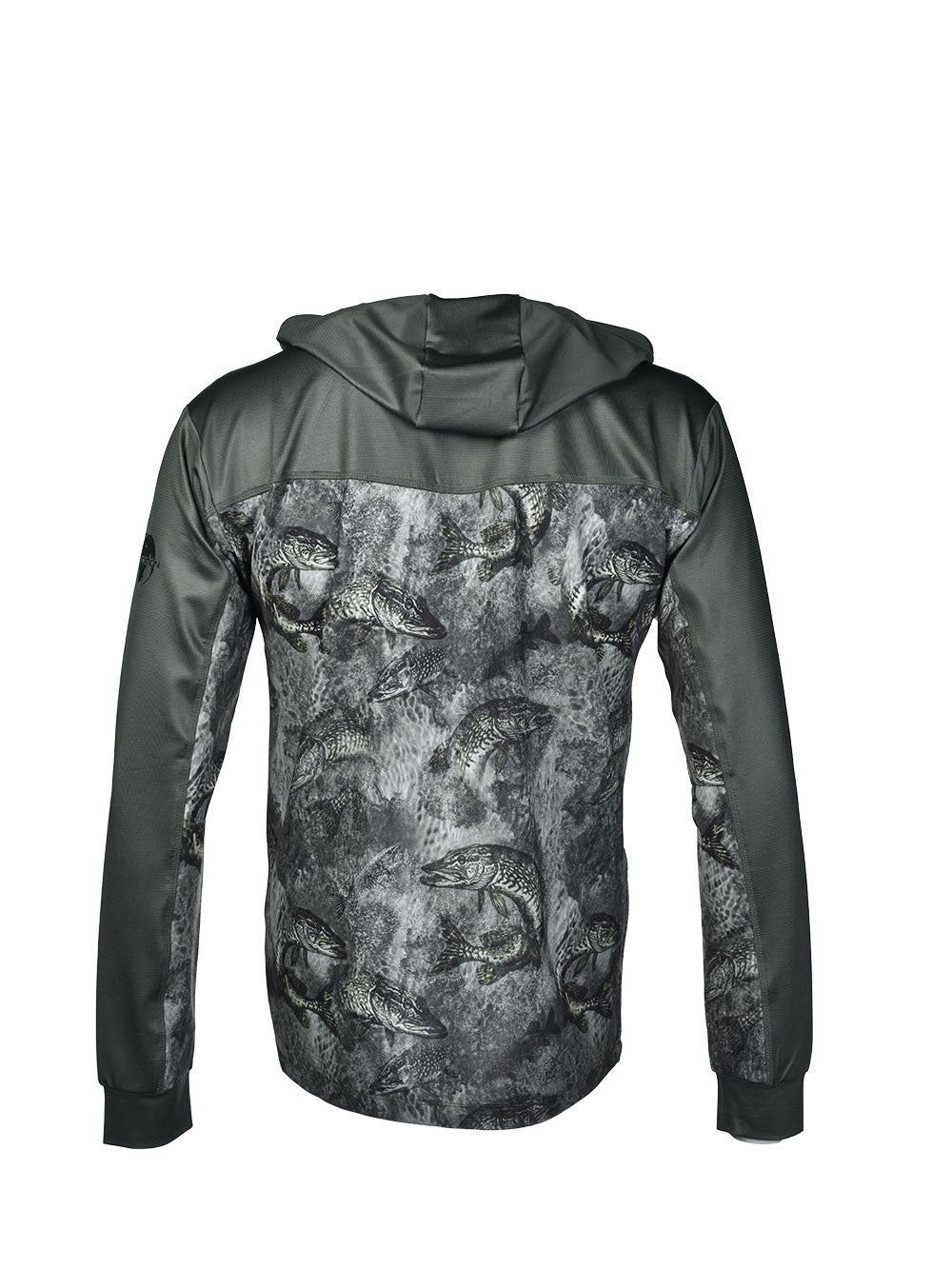 Outrigger Kapüşonlu UV Korumalı Performans T-Shirt - Predator Green