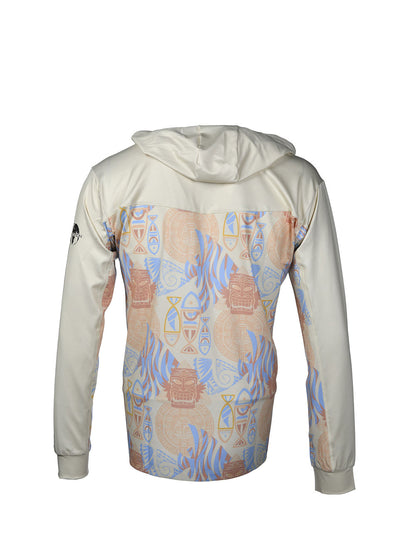 Outrigger Hooded UV Protection Performance T-Shirt - Samoa Yellow