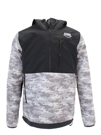 Peak SoftShell Anorak - Camo Gri - Stafu Pro Series