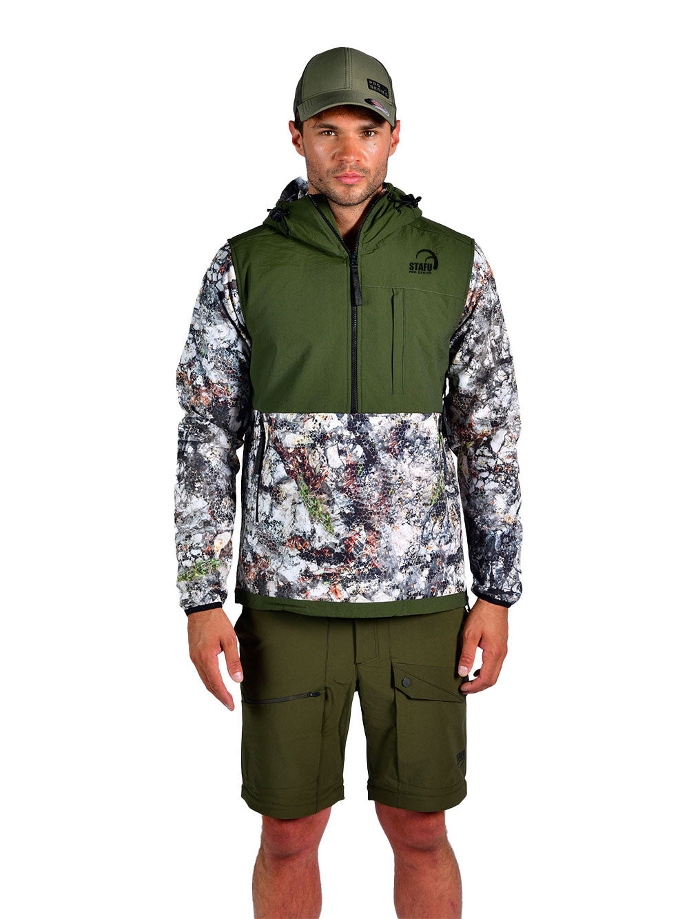 Peak SoftShell Anorak - Siberian Camo ''STAFUHUNT'' VS ''STAFUHUNT''