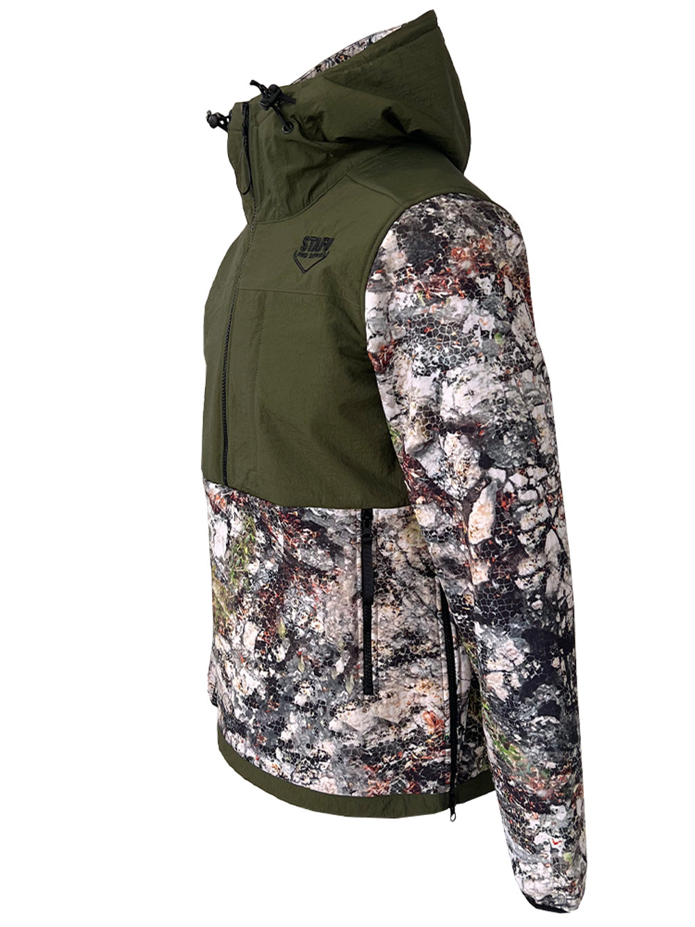 Peak SoftShell Anorak - Siberian Camo ''STAFUPRO'' VS ''STAFUHUNT''