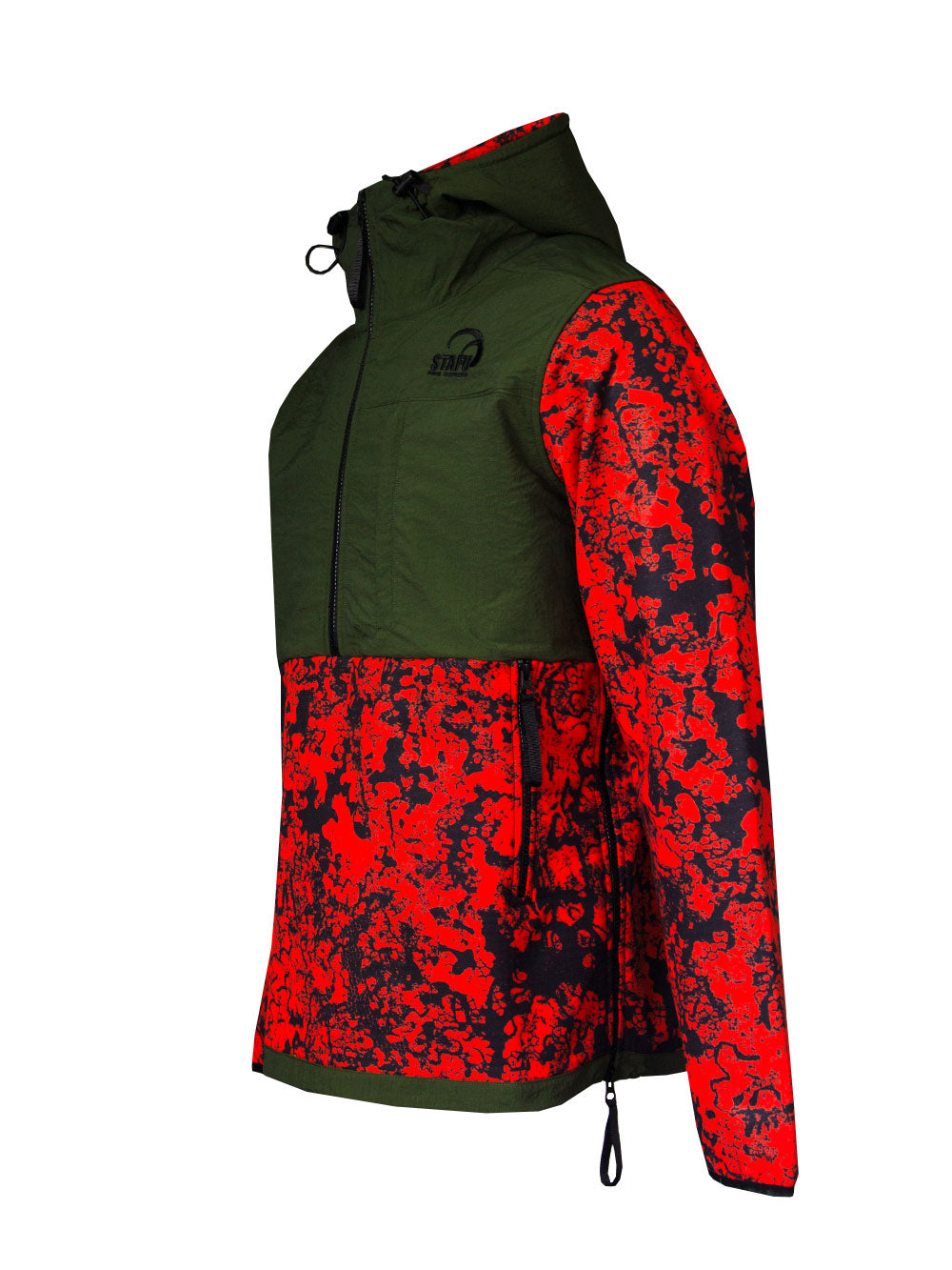 Peak SoftShell Anorak - Blaze "STAFUHUNT" VS "STAFUPRO"