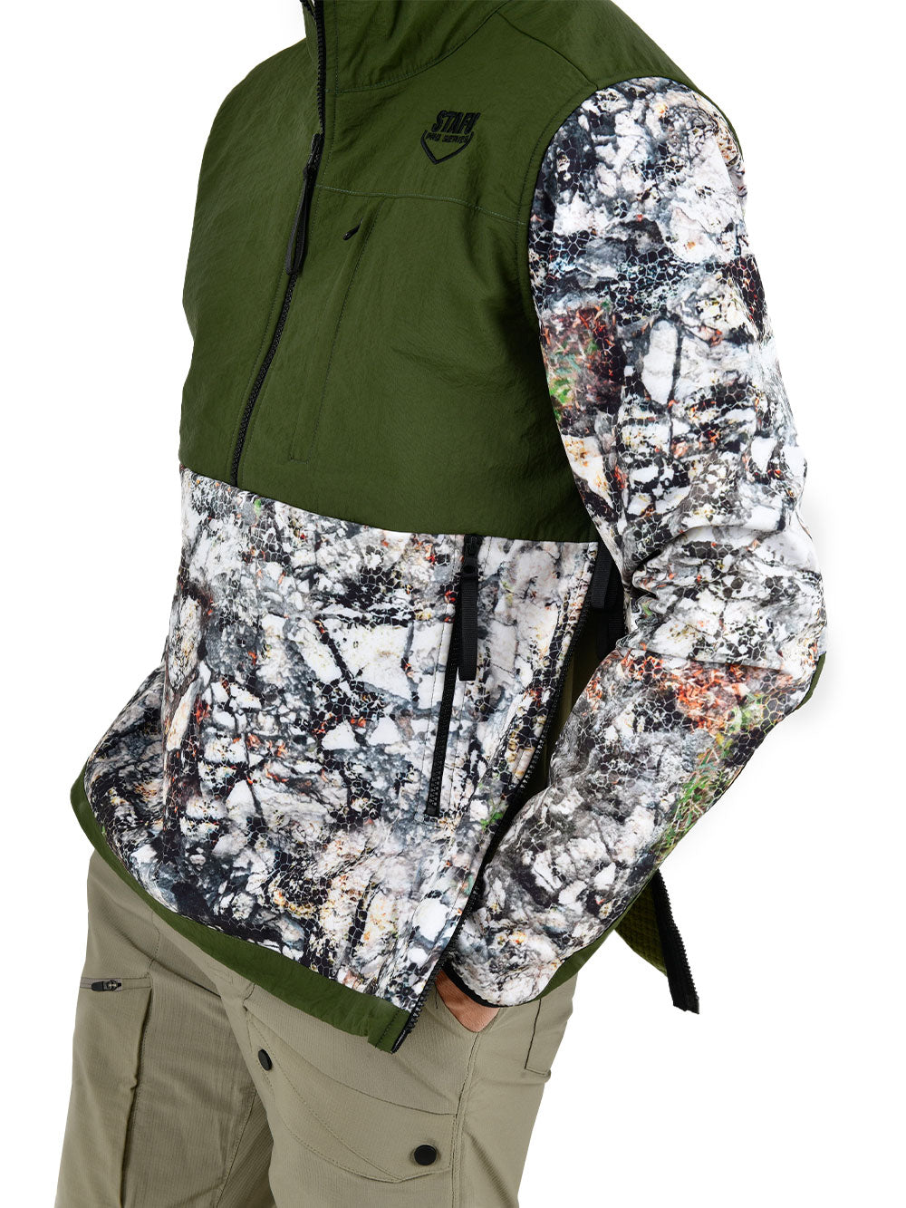 Peak SoftShell Anorak - Birch Camo - Stafu Pro Series