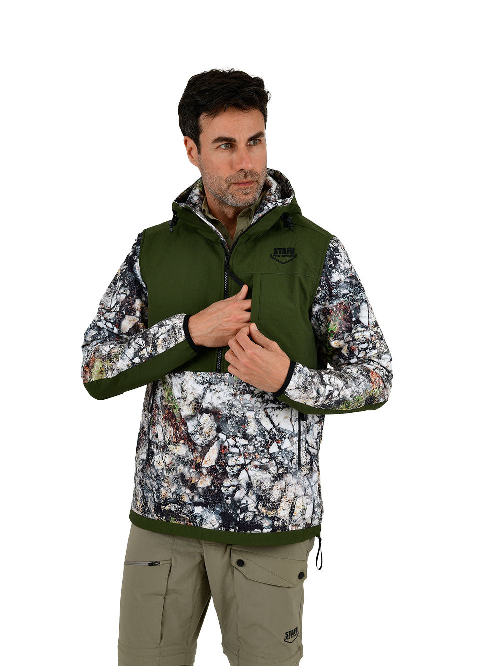 Peak SoftShell Anorak - Birch Camo - Stafu Pro Series