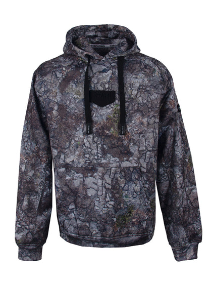 Prime Kapüşonlu Sweatshirt - Dark Stone Camo - Stafu Pro Series