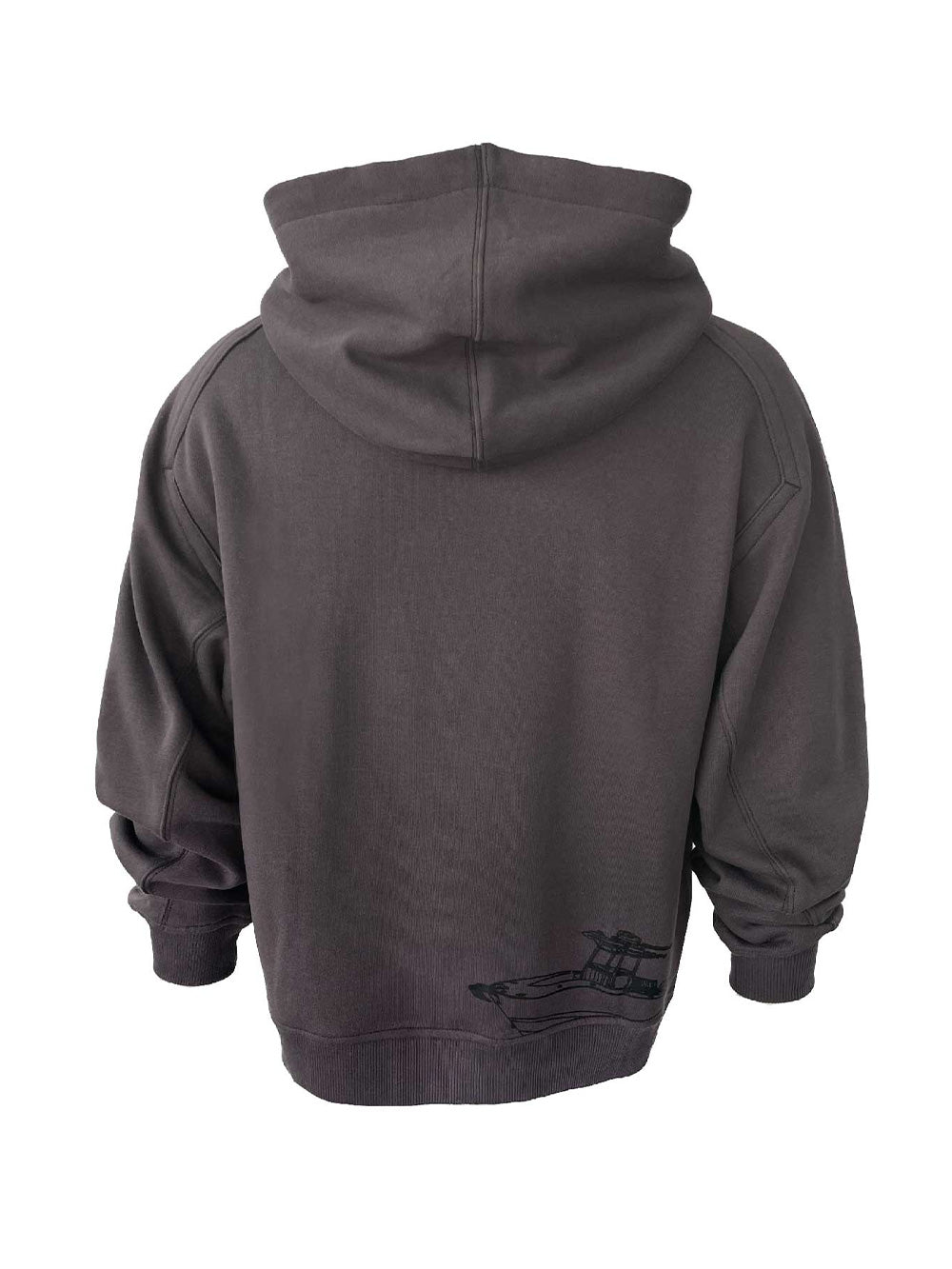 Prime Kapüşonlu Sweatshirt - Plain Gri - Stafu Pro Series