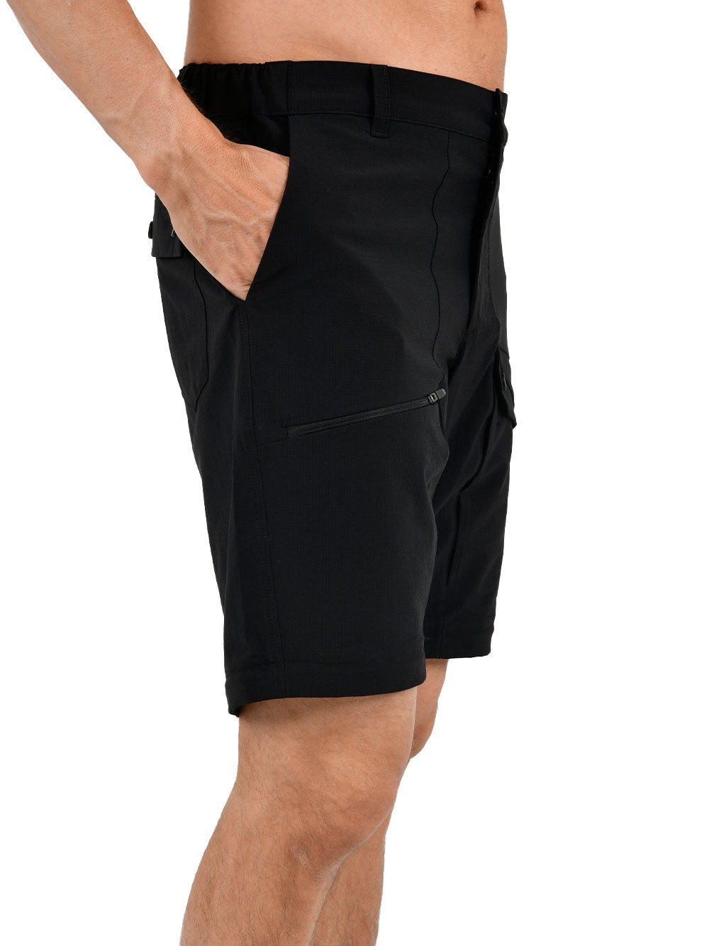 Protrek Erkek Dönüştürülebilir Pantolon – Şort/Pantolon 2’si 1 Arada-Siyah - Stafu Pro Series