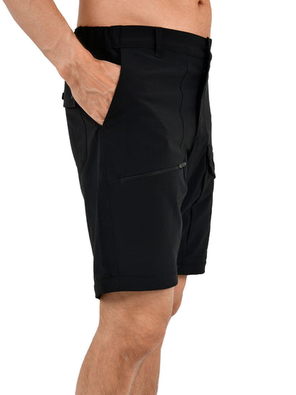 Protrek Erkek Dönüştürülebilir Pantolon – Şort/Pantolon 2’si 1 Arada-Siyah - Stafu Pro Series