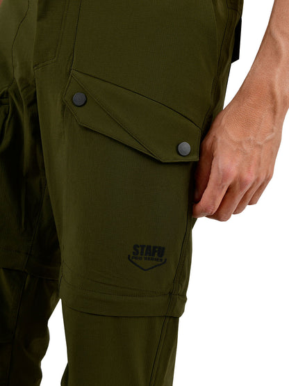Protrek Erkek Dönüştürülebilir Pantolon – Şort/Pantolon 2’si 1 Arada-Yeşil - Stafu Pro Series