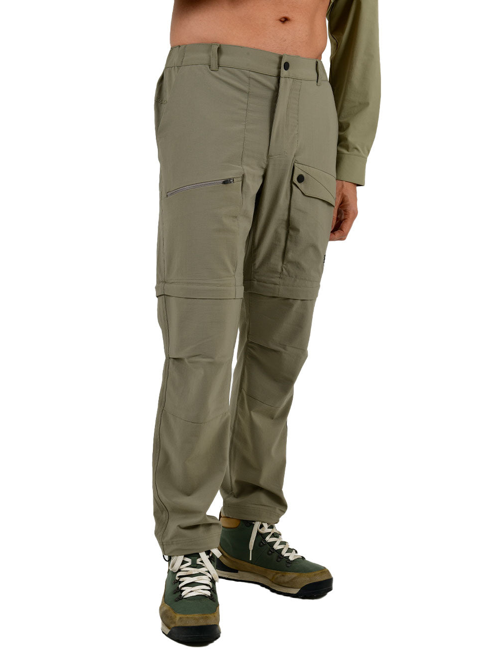 Protrek Erkek Dönüştürülebilir Pantolon – Şort/Pantolon 2’si 1 Arada-Haki - Stafu Pro Series