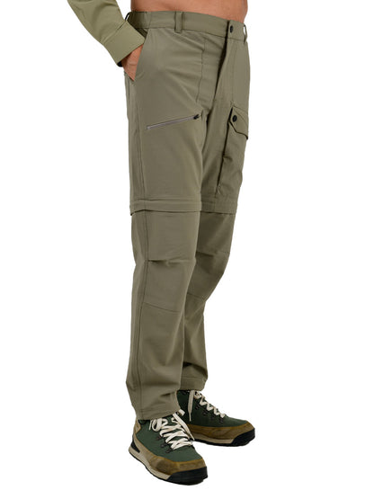 Protrek Erkek Dönüştürülebilir Pantolon – Şort/Pantolon 2’si 1 Arada-Haki - Stafu Pro Series