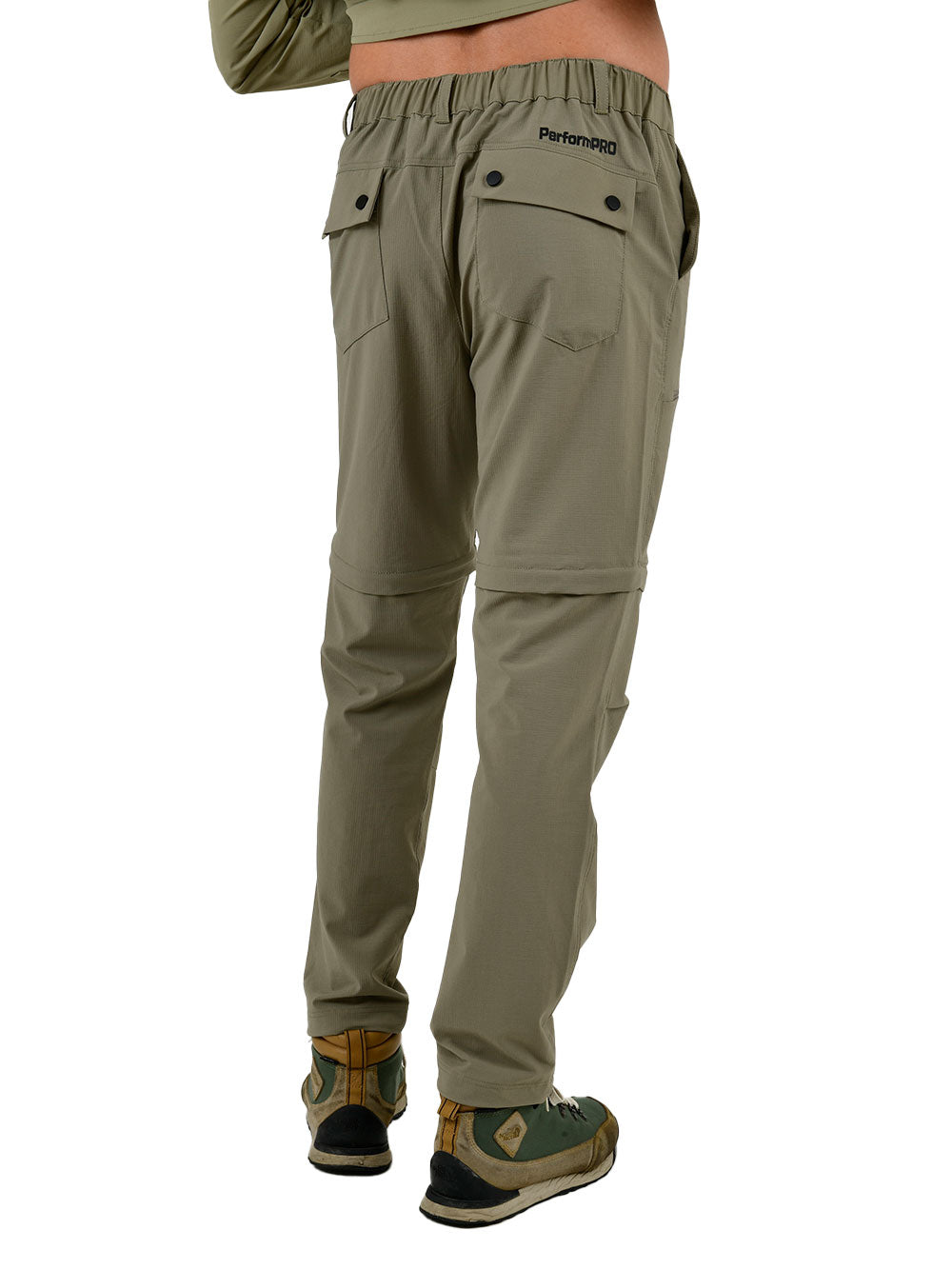 Protrek Erkek Dönüştürülebilir Pantolon – Şort/Pantolon 2’si 1 Arada-Haki - Stafu Pro Series