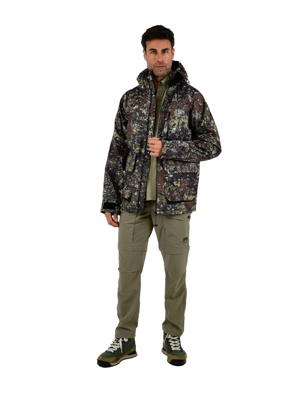 Protrek Erkek Dönüştürülebilir Pantolon – Şort/Pantolon 2’si 1 Arada-Haki - Stafu Pro Series