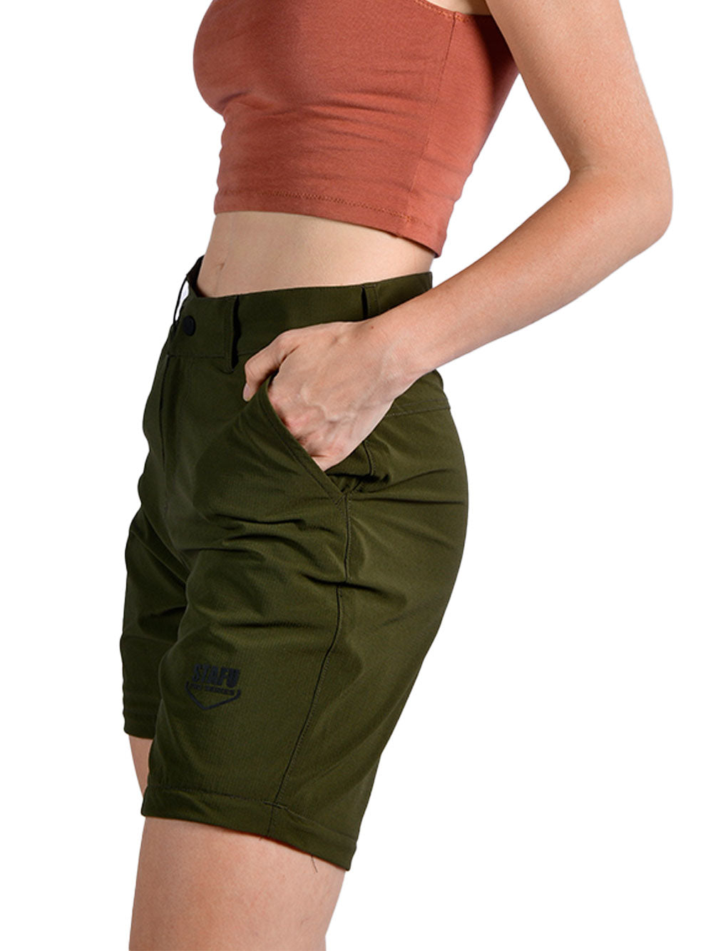 Protrek Kadin Dönüştürülebilir Pantolon – Şort/Pantolon 2’si 1 Arada- Haki