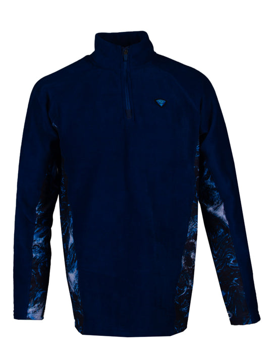 Raptor Yarım Fermuarlı Polar - Dark Storm - Lacivert - Stafu Pro Series