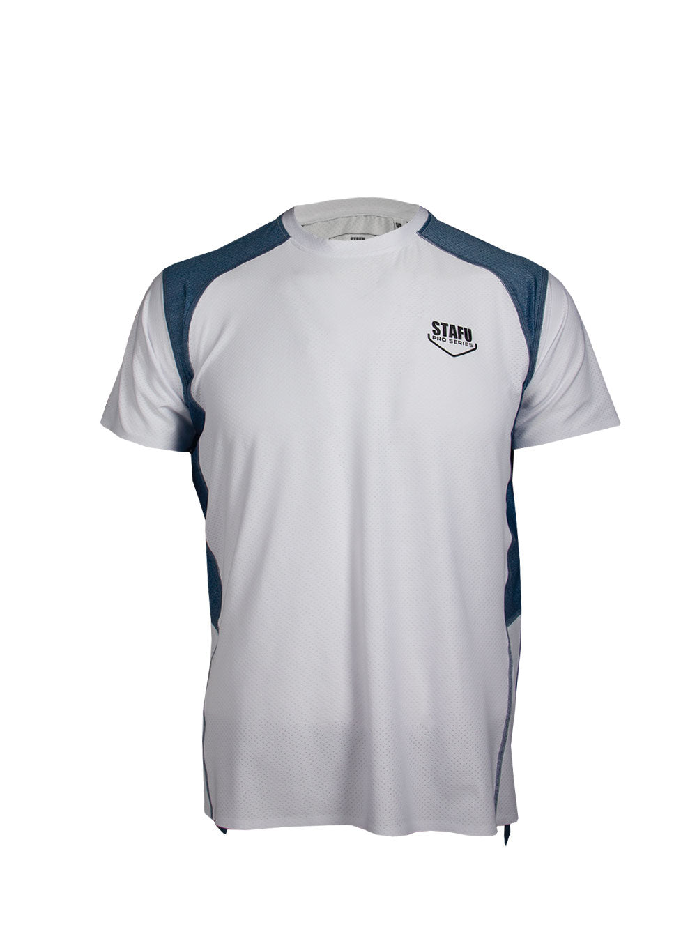 Reeftech Kısa Kollu Performans T-Shirt - Beyaz - Lacivert - Stafu Pro Series