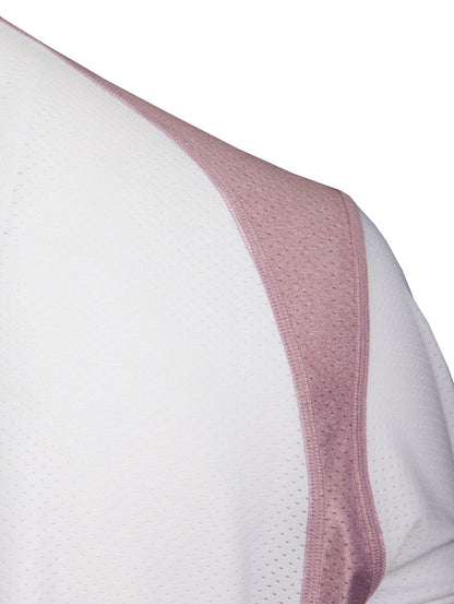 Reeftech Kısa Kollu Performans T-Shirt - Beyaz - Mor - Stafu Pro Series