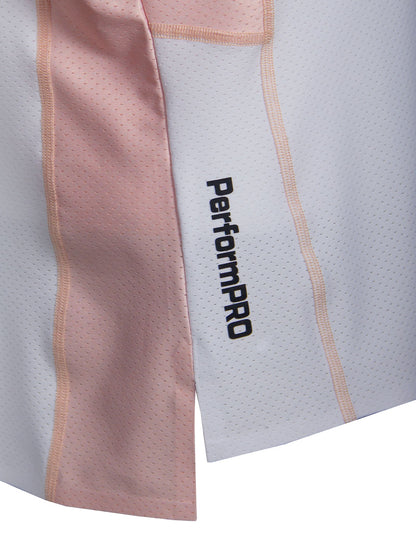 Reeftech Kısa Kollu Performans T-Shirt - White - Somon - Stafu Pro Series