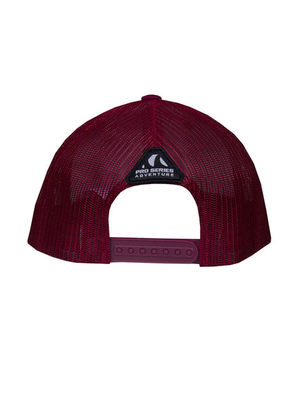 Retro Trucker Şapka - Bordo - Stafu Pro Series