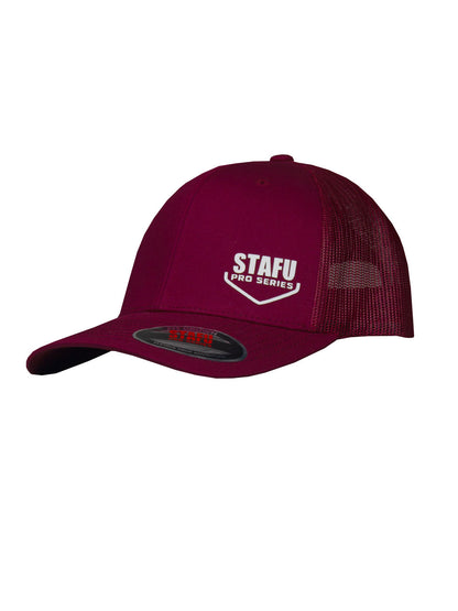 Retro Trucker Şapka - Bordo - Stafu Pro Series