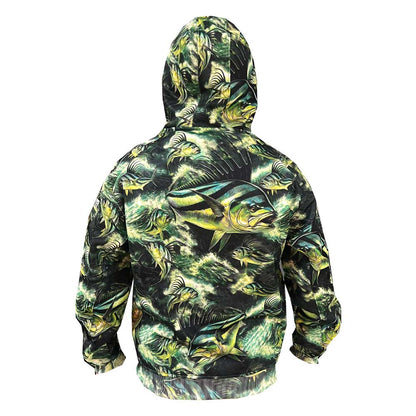 Jedi Zippered Hooded Sweatshirt - Stamp