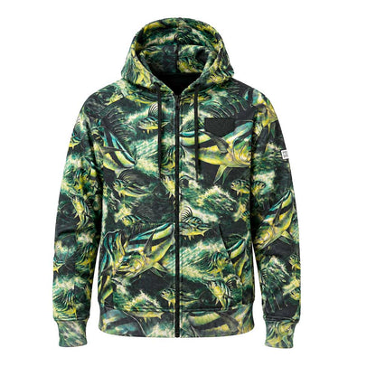 Jedi Zippered Hooded Sweatshirt - Stamp
