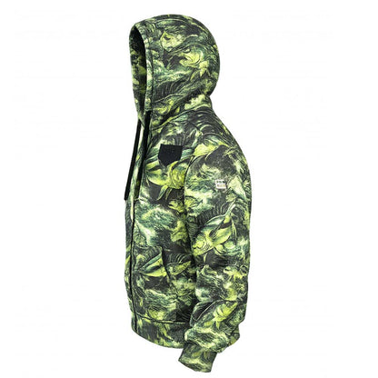 Jedi Zippered Hooded Sweatshirt - Stamp