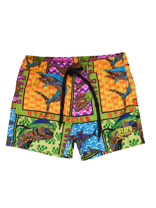 Salty Dog Jr. Hızlı Kuruyan Mayo Şort - Fish Eye - Stafu Pro Series