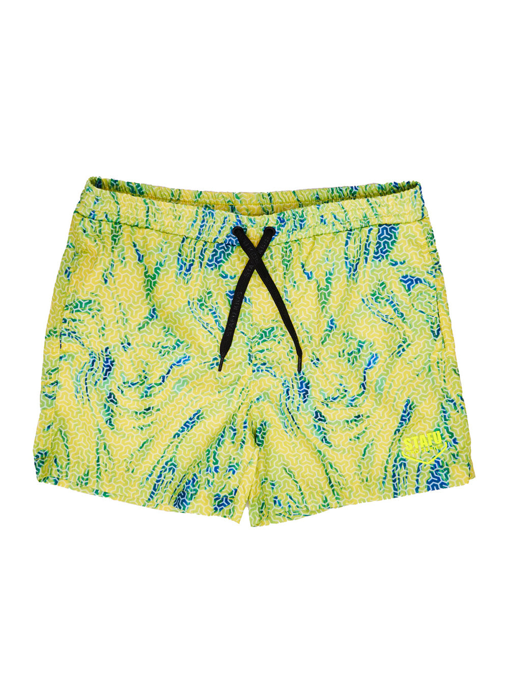 Salty Dog Jr. Hızlı Kuruyan Mayo Şort - Trophy Lime - Stafu Pro Series