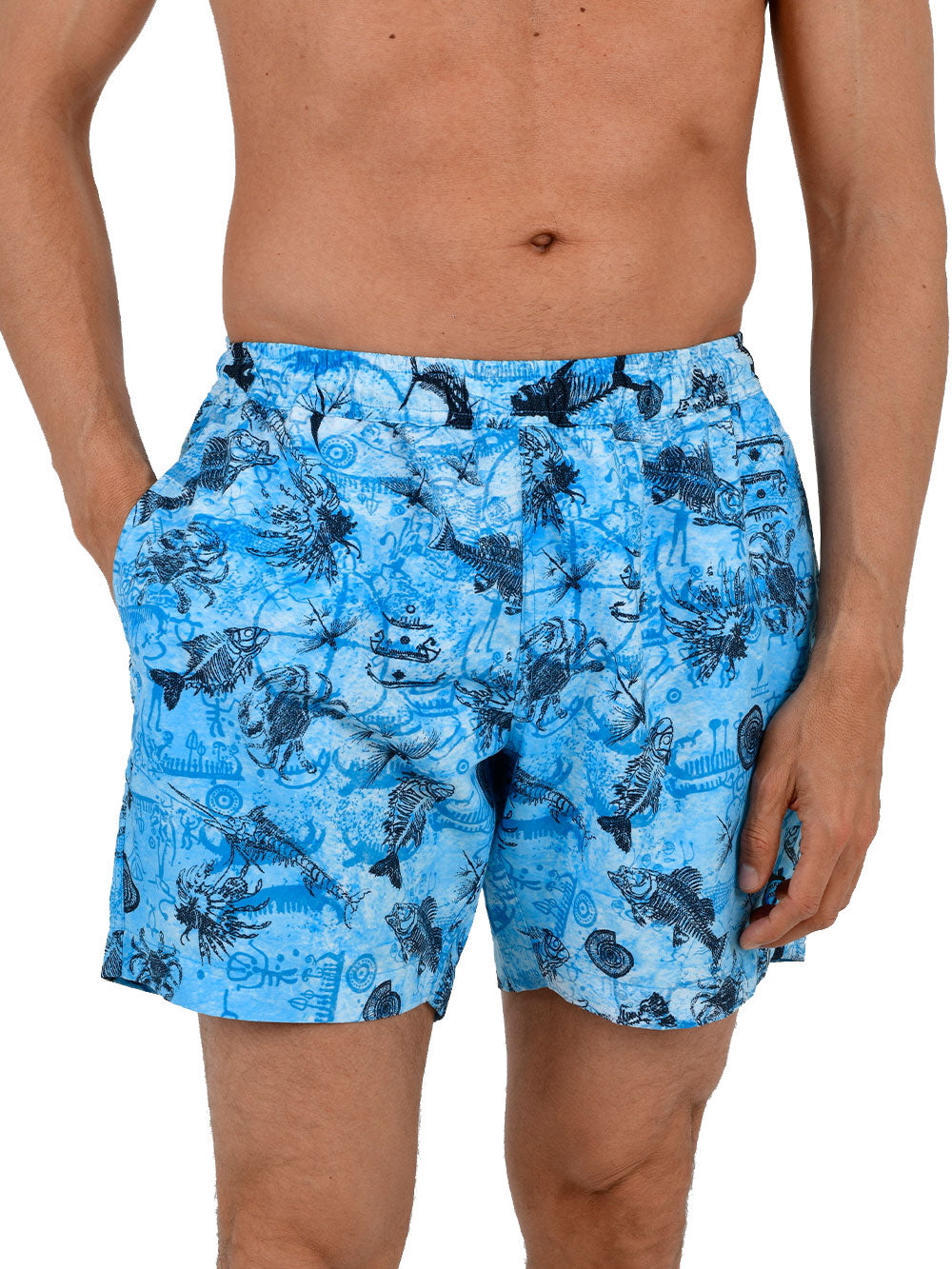 Sashimi Mayo Şort - Paleo Mavi - Stafu Pro Series