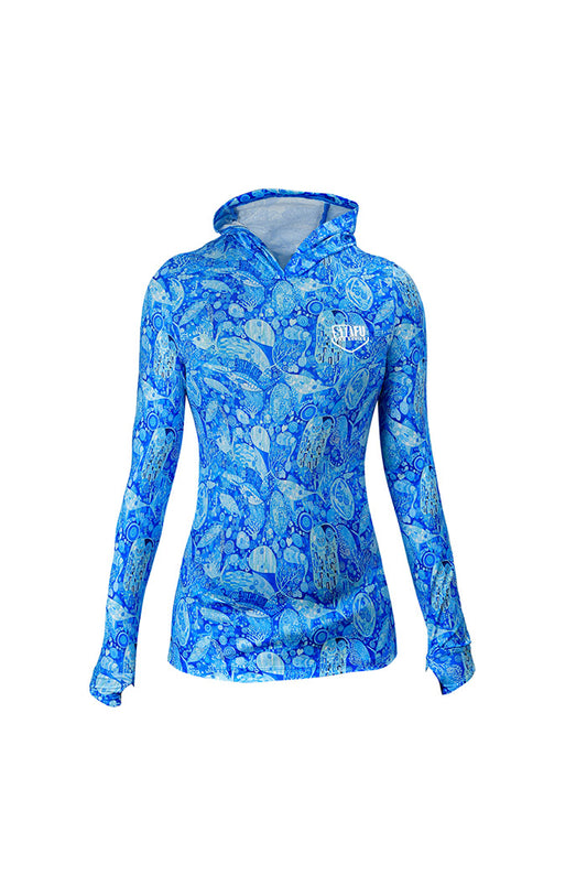 Sirena Kadın Rashguard - The Kiss Blue