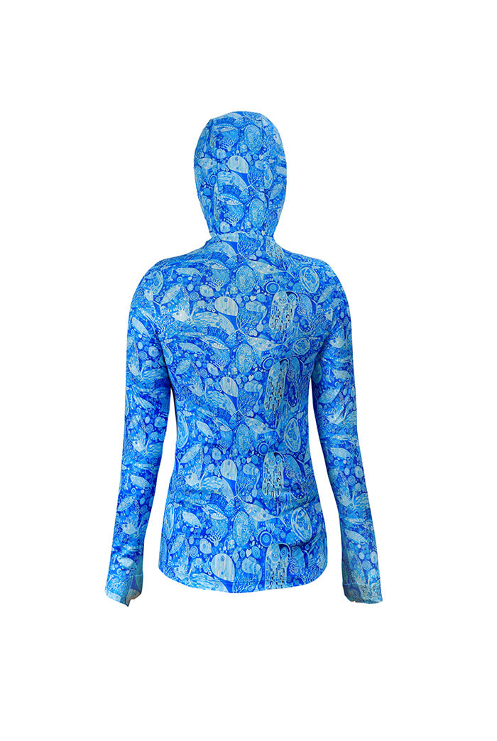 Sirena Kadın Rashguard - The Kiss Blue