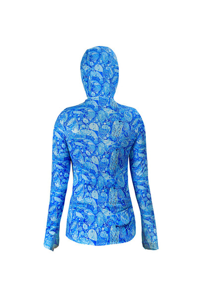 Sirena Kadın Rashguard - The Kiss Blue