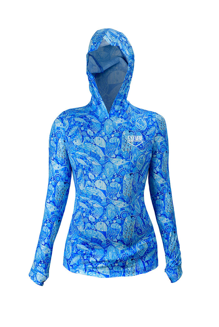 Sirena Kadın Rashguard - The Kiss Blue