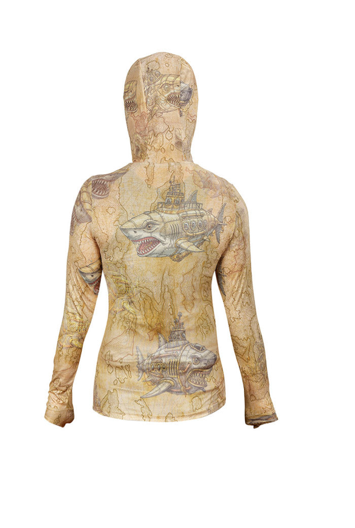 Sirena Kadın Rashguard - Droid Yellow
