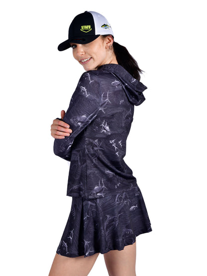 Sirena Women's Rashguard - Frenzy Black