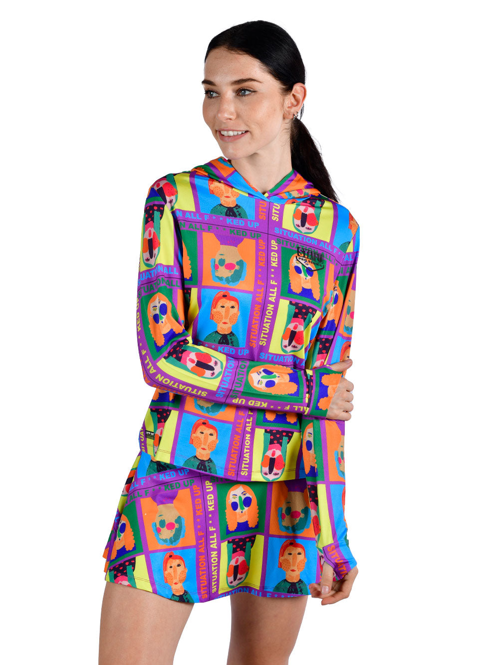 Sirena Kadın Rashguard - Funny Face