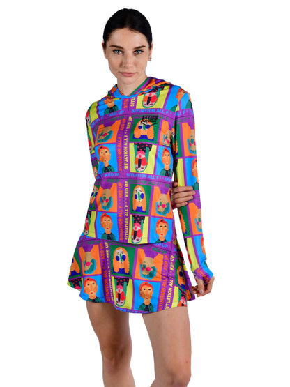 Sirena Kadın Rashguard - Funny Face