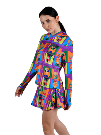 Sirena Kadın Rashguard - Funny Face