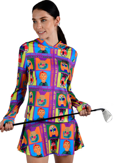 Sirena Kadın Rashguard - Funny Face