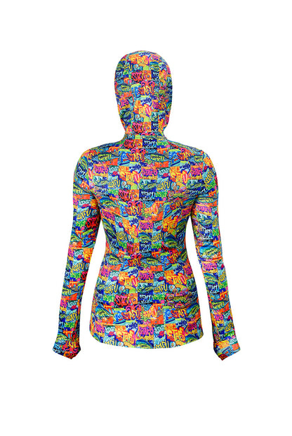 Sirena Kadın Rashguard - Grafiti