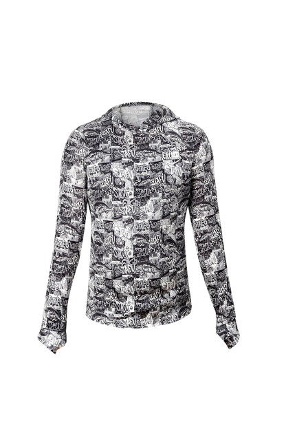 Sirena Kadın Rashguard - Grafiti Black
