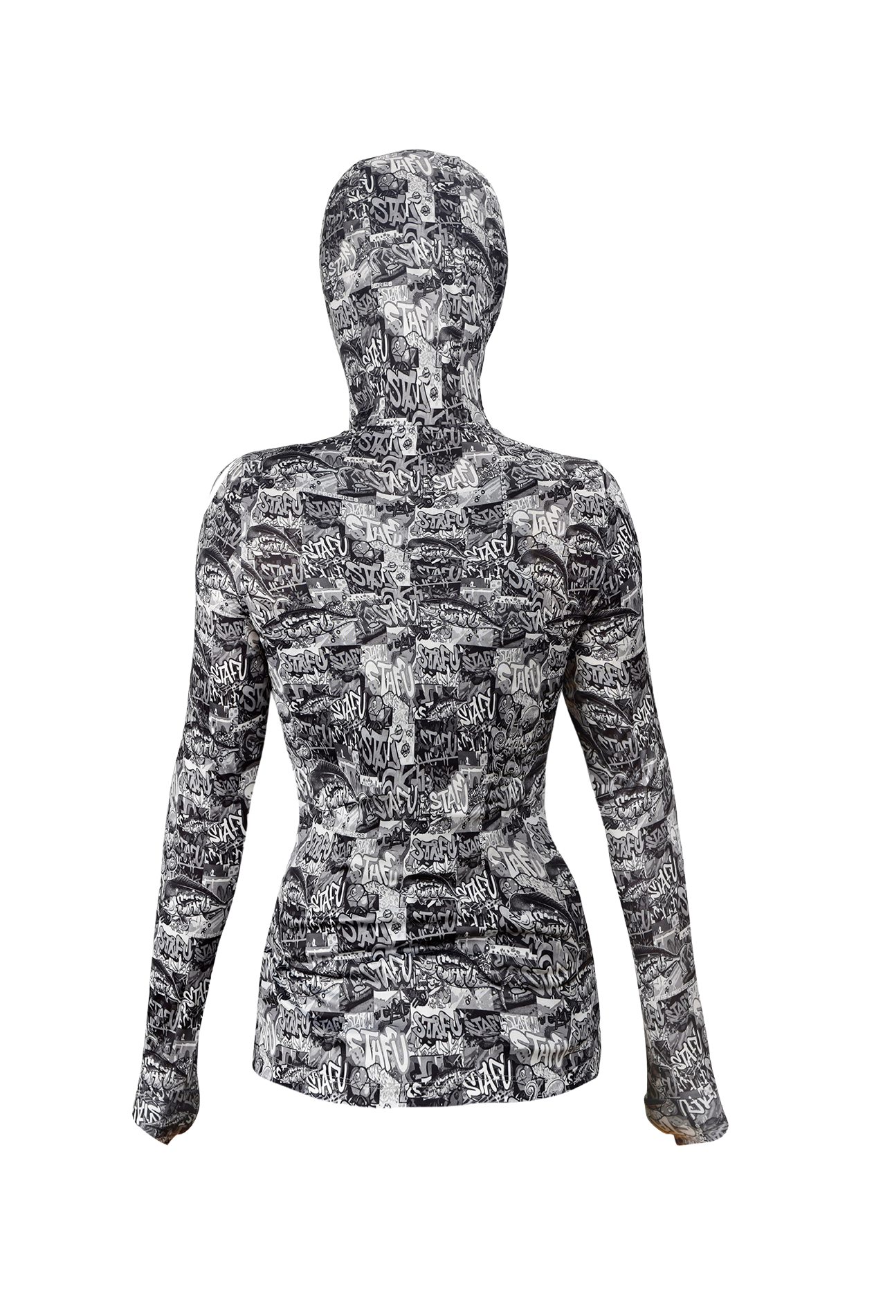 Sirena Kadın Rashguard - Grafiti Black