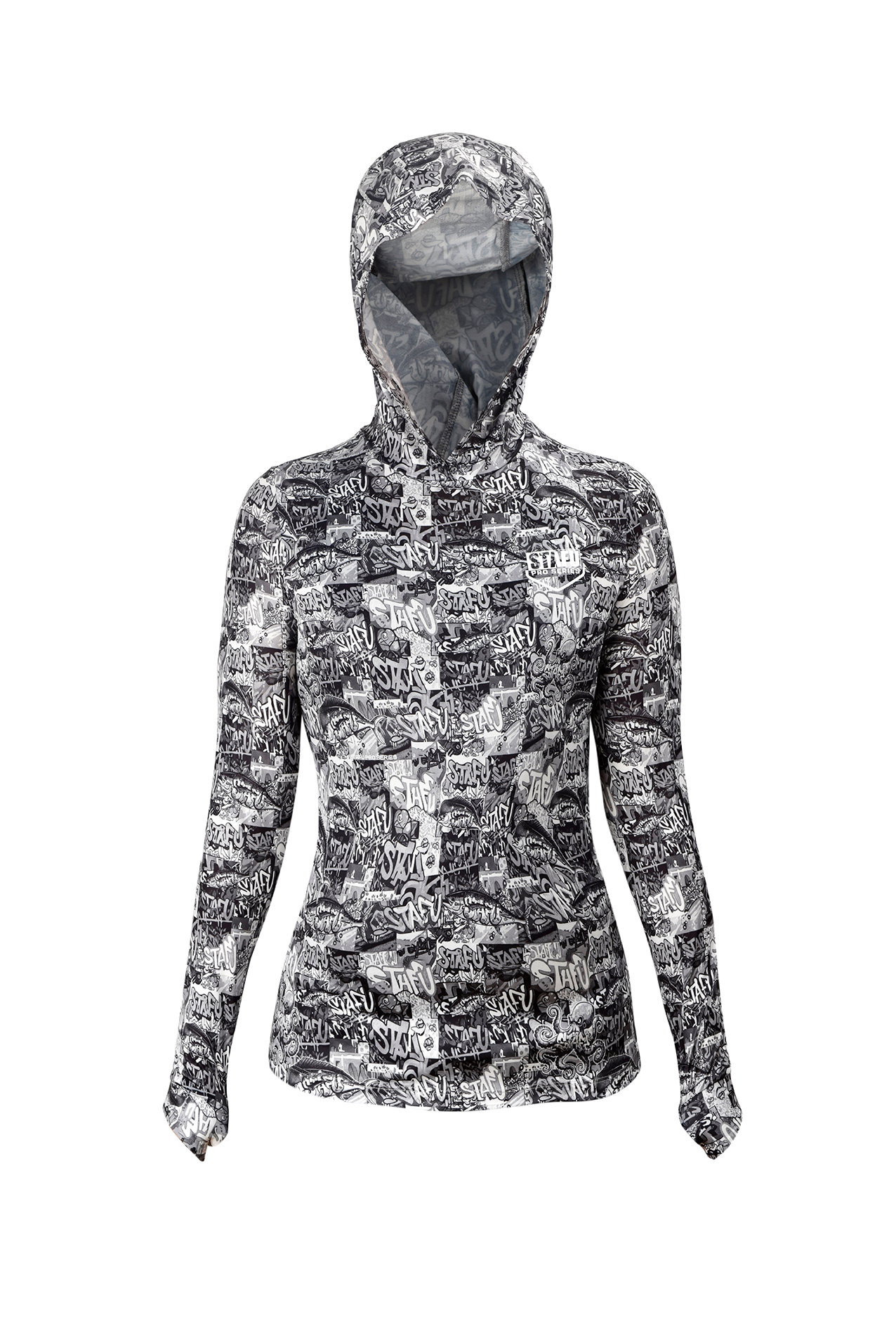 Sirena Kadın Rashguard - Grafiti Black