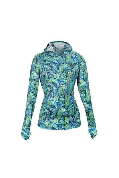 Sirena Kadın Rashguard - The Kiss Green