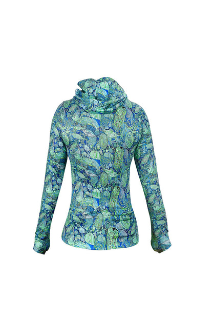 Sirena Kadın Rashguard - The Kiss Green